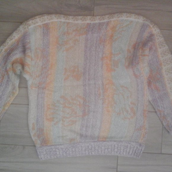 La Squadra Monte Carlo Multi Color Pastel Italian Knit   Size S - Picture 4 of 4
